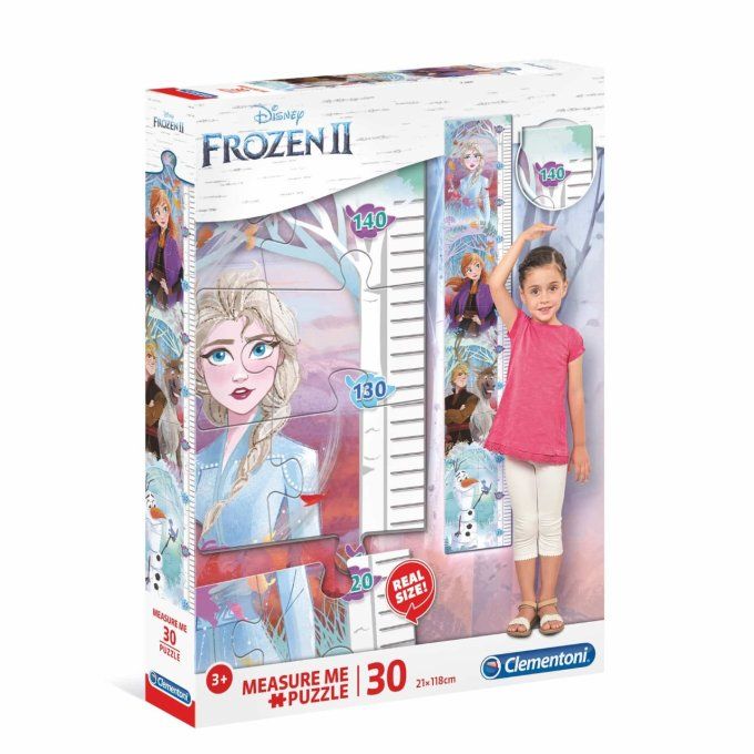 Puzzle Mesurez-moi 30 pièces La Reine des Neiges de Clementoni